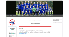 Desktop Screenshot of duwo-frauenfussball.de